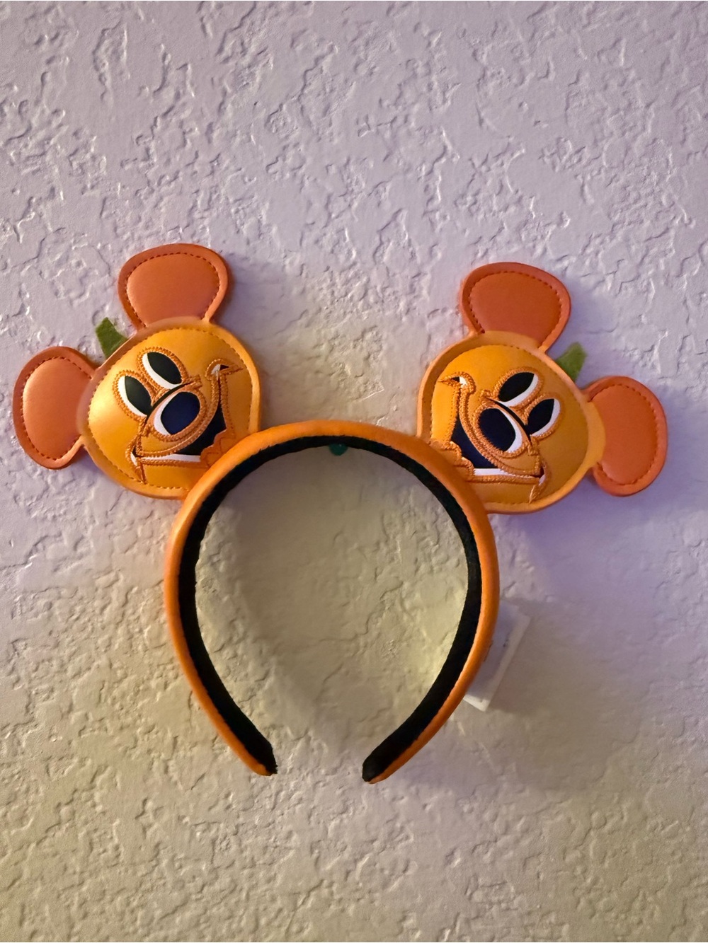 Disney Orange Mickey Pumpkin Ears Headband
